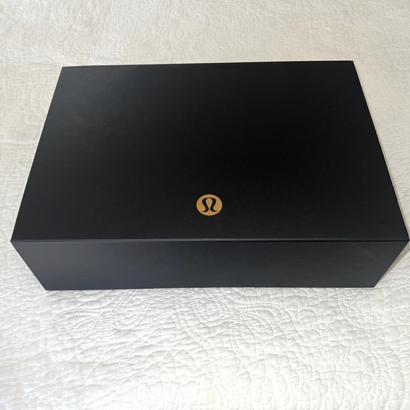 lululemon athletica Other - Lululemon Black Gift Box with Gold Logo Medium size H= 10.5” L=14.5” W=4.25”
